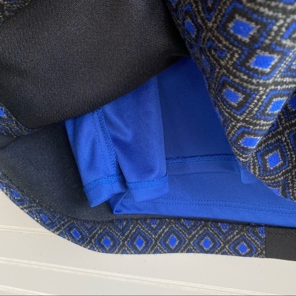 Blue Black Midi dress Size 12 - Picture 10 of 11